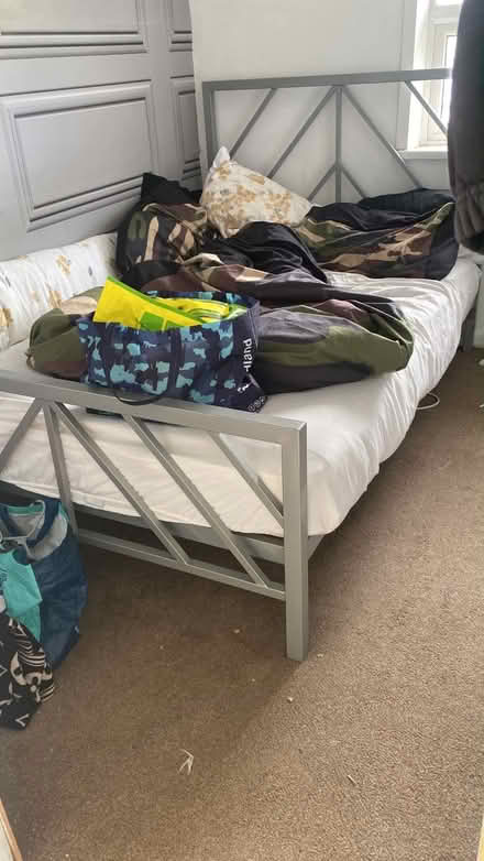Photo of free Small double bed frame with matteess (Walpole St Andrew PE14) #1
