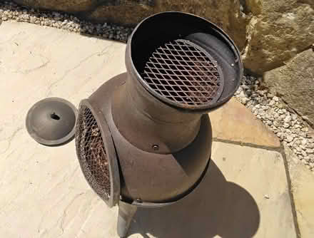 Photo of free Small Steel Chiminea (Welwyn AL6) #3