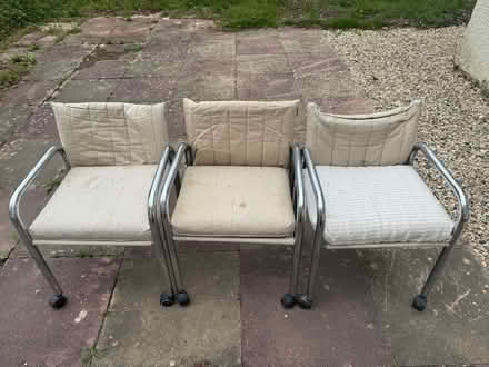 Photo of free 4 chairs on wheels (Critchill BA11) #2