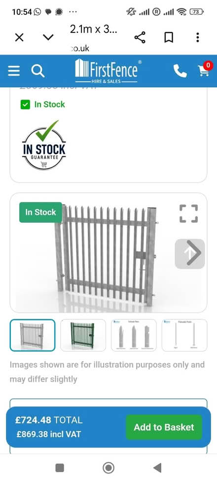 Photo of METAL GATE WITH SPIKES on top (Osborne Road) #1