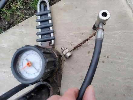 Photo of free Track pump (DL15 0HB) #1