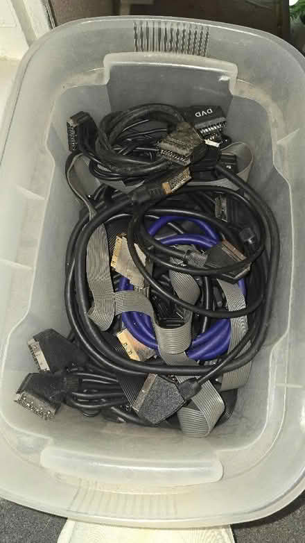 Photo of free Box of scart cables (West Croydon CR0) #1