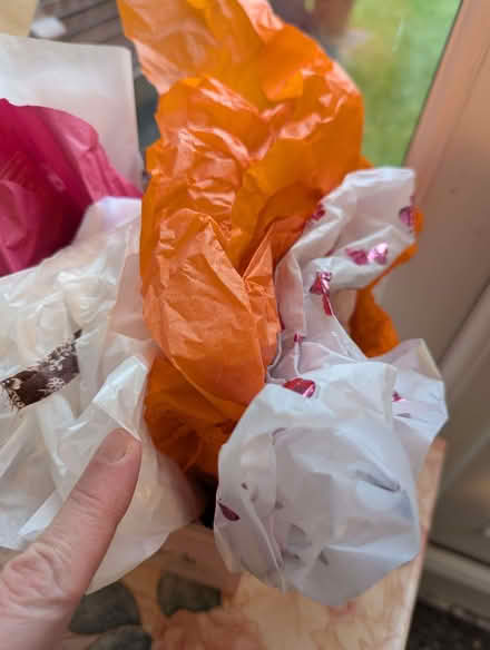 Photo of free Various tissue paper and crafty bits WILL POST (Whoberley CV5) #1