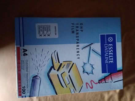 Photo of free A4 overhead projection film (Belper) #1