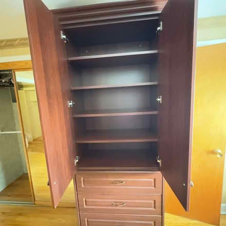 Photo of free tall hardwood cupboard (Pharmacy and Eglinton area) #2