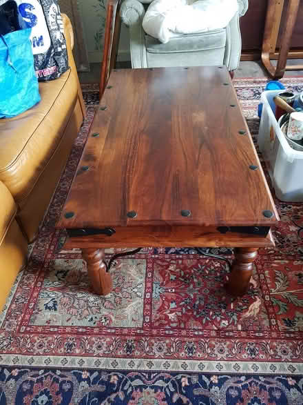 Photo of free Large Wooden Coffee Table (BA1) #1
