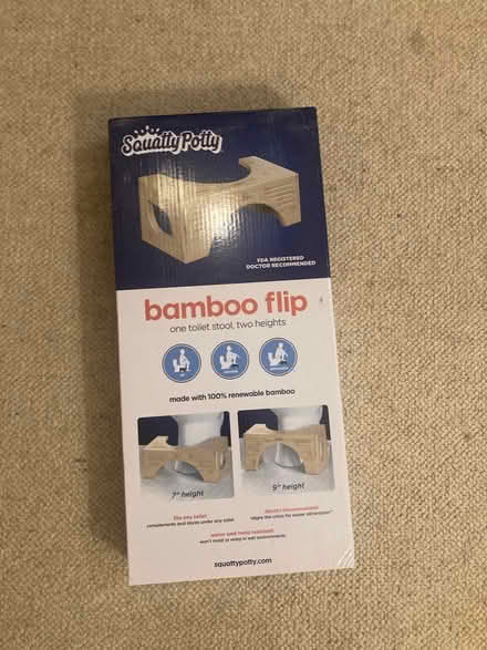 Photo of free Bamboo toilet stool (Stoke newington N16) #1