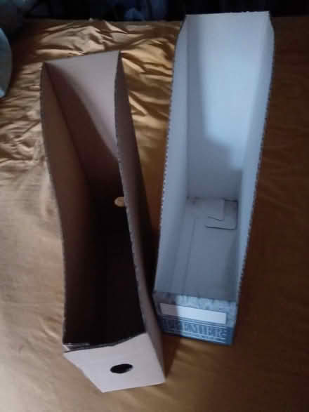 Photo of free Magazine/file boxes x 2 (Belper) #1