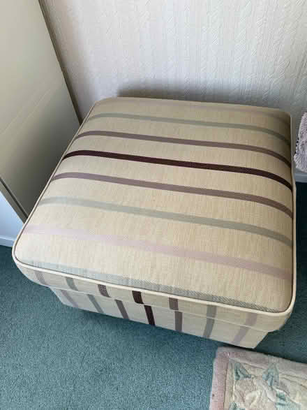 Photo of free 2 Settees and one Poufe (Walton Lea WA4) #4