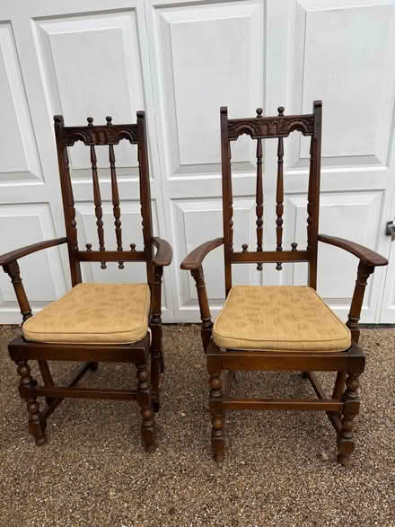 Photo of free Two ercol carver chairs (Fordstreet CO6) #3