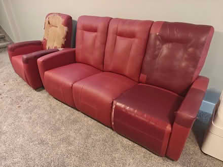 Photo of free 3-seater sofa and Recliner (Picton) #1