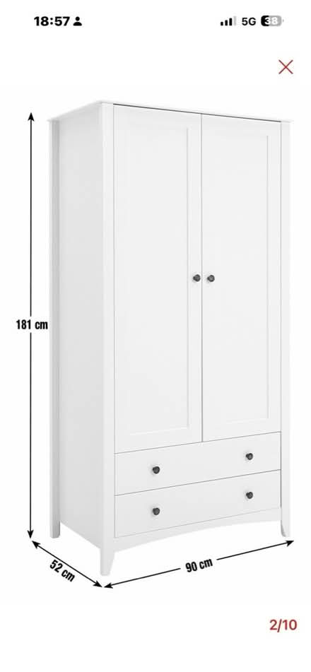 Photo of free Tall single wardrobe with drawers (Chatham) #1