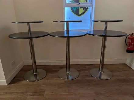 Photo of free 2 Tier Pedestal Tables x 3 (Wokingham RG40) #1