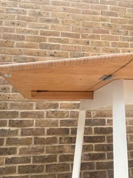 Photo of free IKEA PS 2012 Bamboo drop leaf table (Stoke newington N16) #3