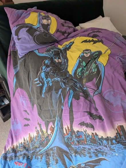 Photo of free Child's Single Duvet with Batman Cover & Pillow (Mold CH7) #1