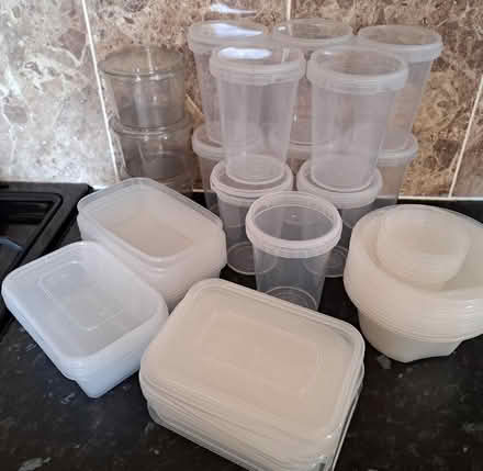 Photo of free Collection of food storage containers with tight lids. (Southport PR8) #1