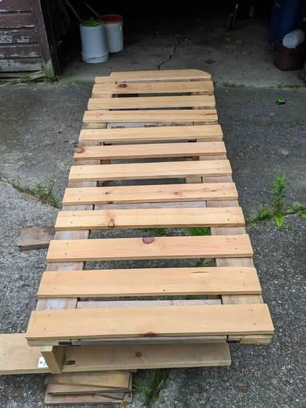 Photo of free Custom wood bedframe (for car, etc) (Ann Arbor Northwest Side) #1
