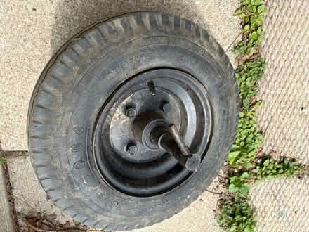 Photo of free 8” wheel/tire for wheelbarrow, cart (Browns Line/Lakeshore) #3
