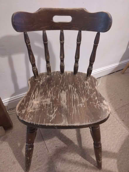 Photo of free 4 Pub-Style/Dining Chairs - Will Need Work (Saltaire BD18) #3