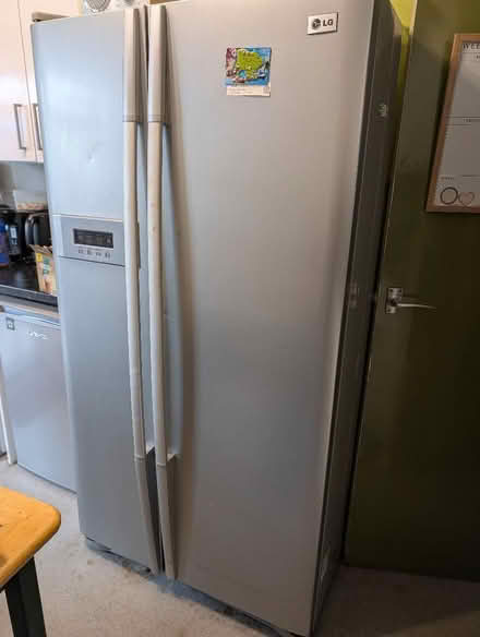 Photo of free American type Fridge freezer (Llanwrtyd Wells LD5) #1