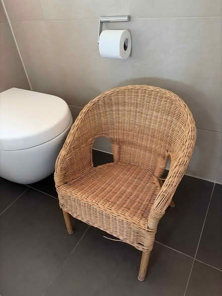 Photo of free Two whicker chairs (for child) (Weybridge) #2