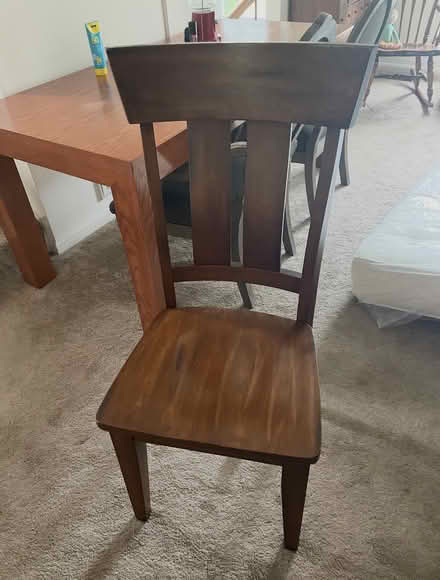 Photo of free Sturdy dining table and 2 chairs (Waldorf MD 20603) #2