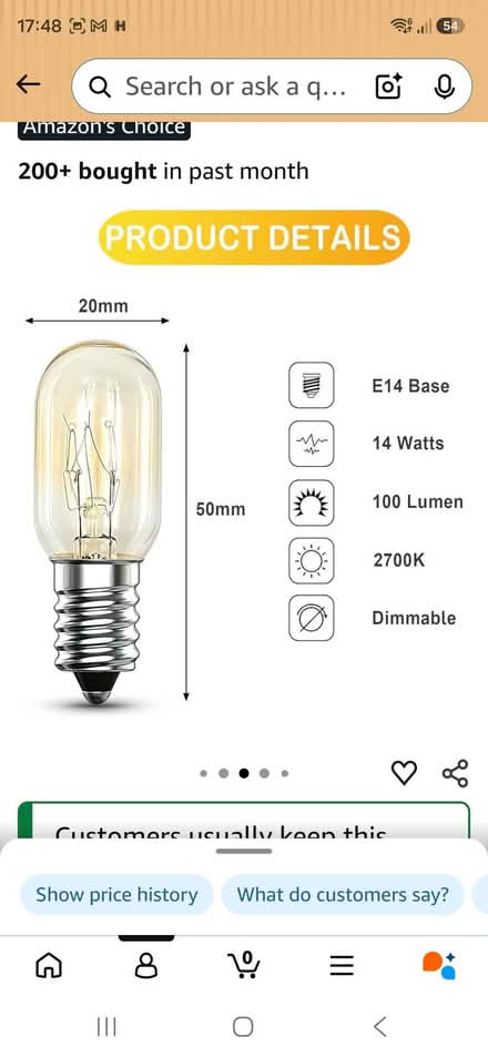Photo of free E14 15w T20 bulbs (Bowbridge GL5) #2