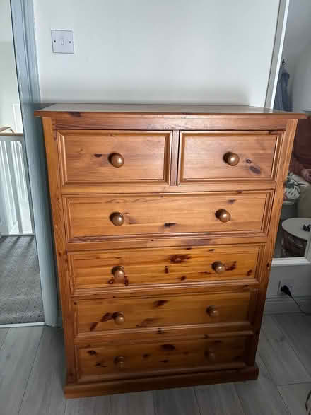 Photo of free Wooden chest of drawers (Wexford Town) #1