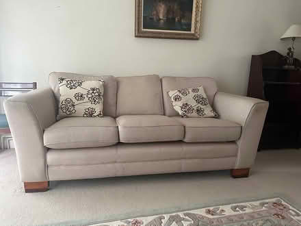 Photo of free 3 seater sofa (Empingham Le15) #1
