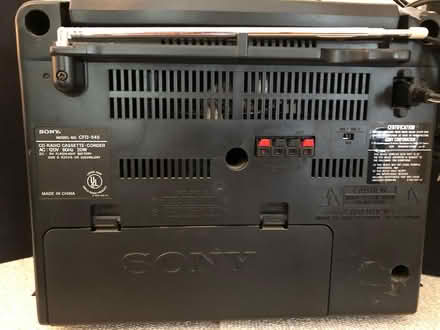 Photo of free SONY CD-Radio-Cassette Corder (Watertown MA) #2