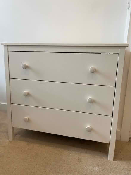 Photo of free Lovely white chest of drawers (SW8 3) #3