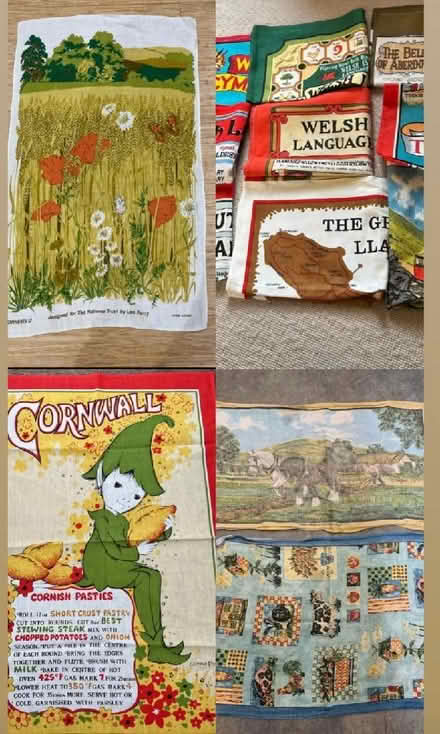 Photo of Vintage tea towels (Seaside BN22) #1