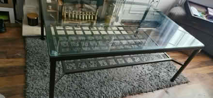 Photo of free Black glass top coffee table (Thornton Heath CR7) #1