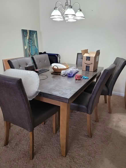 Photo of free Marble topped dining set (Storage unit in Westerly) #3