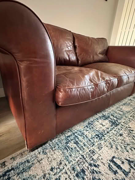 Photo of free Laura Ashley Leather Sofa (Harrogate HG2) #3