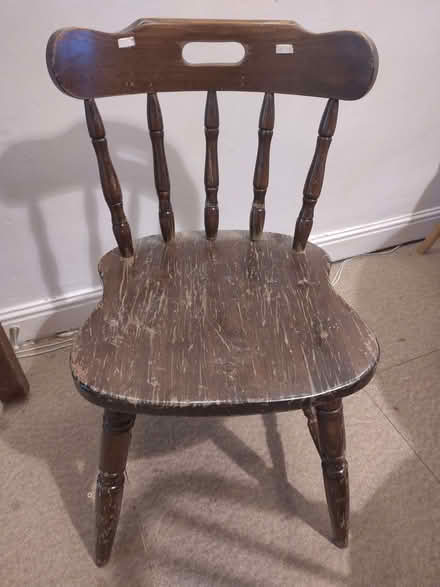 Photo of free 4 Pub-Style/Dining Chairs - Will Need Work (Saltaire BD18) #1