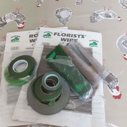 Photo of free Assorted floristry wires and tapes (Brough CA17) #1