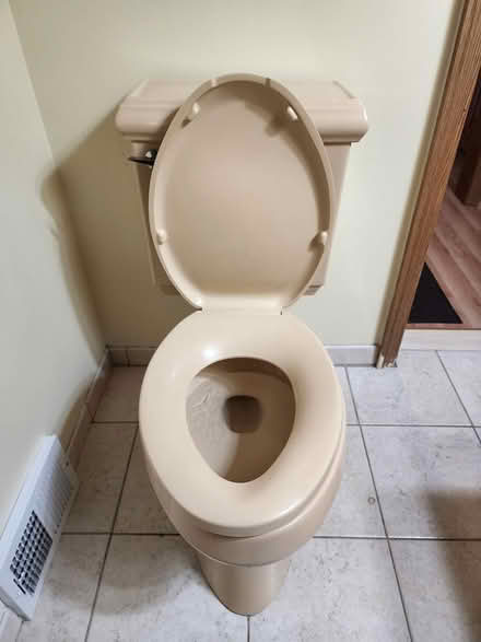 Photo of free Peach colored toilet & Sink (Reford township) #2