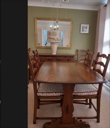 Photo of free Table and six chairs (RG7 reading) #1