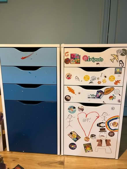 Photo of free IKEA desk with drawers (South Gosforth NE3) #2