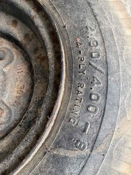 Photo of free 8” wheel/tire for wheelbarrow, cart (Browns Line/Lakeshore) #4