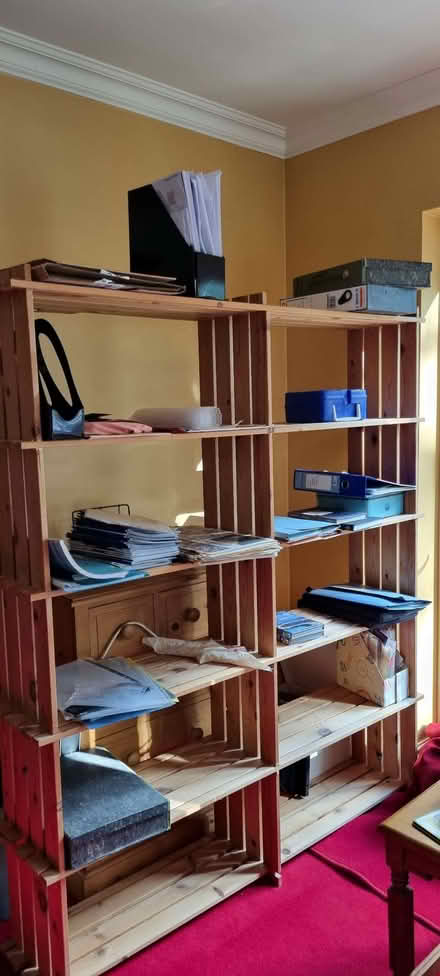 Photo of free Pine Bookcase/Shelving Unit (Wootton PO33) #1