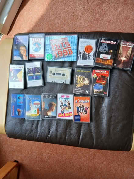 Photo of free Pre recorded cassette tapes various artists (Latchford WA4) #1