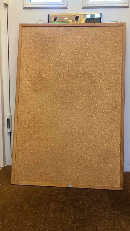 Photo of free Red/cork noticeboard (Pill BS20) #2