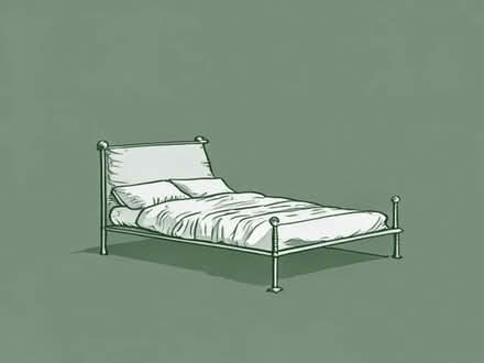 Photo of Old metal bed frame or old steel angular frame (Simonstone BB12) #1