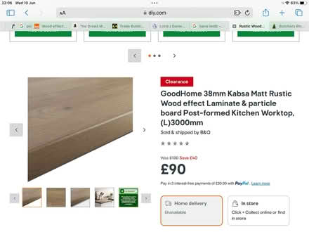 Photo of B&Q Kabsa Rustic Wood effect wante (Nr31 gorleston) #1