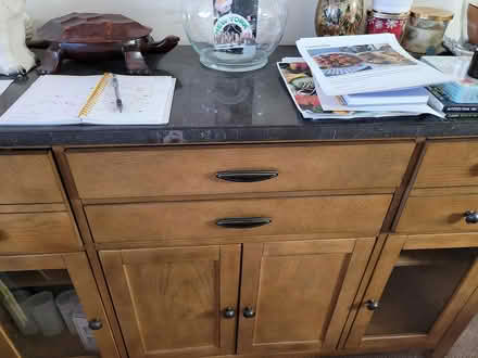 Photo of free Marble topped dining set (Storage unit in Westerly) #4