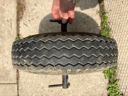 Photo of free 8” wheel/tire for wheelbarrow, cart (Browns Line/Lakeshore) #1
