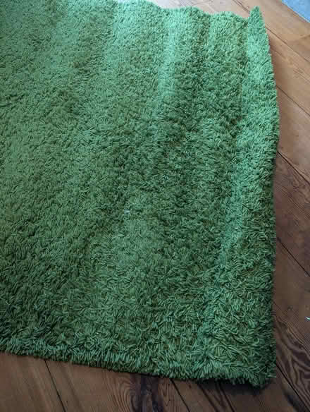 Photo of free Large bright green rug (Shipley BD18) #1