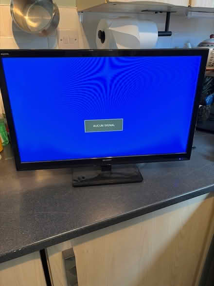 Photo of free Sharp 24” flat screen tv, dvd player (Saltney Ferry CH4) #1